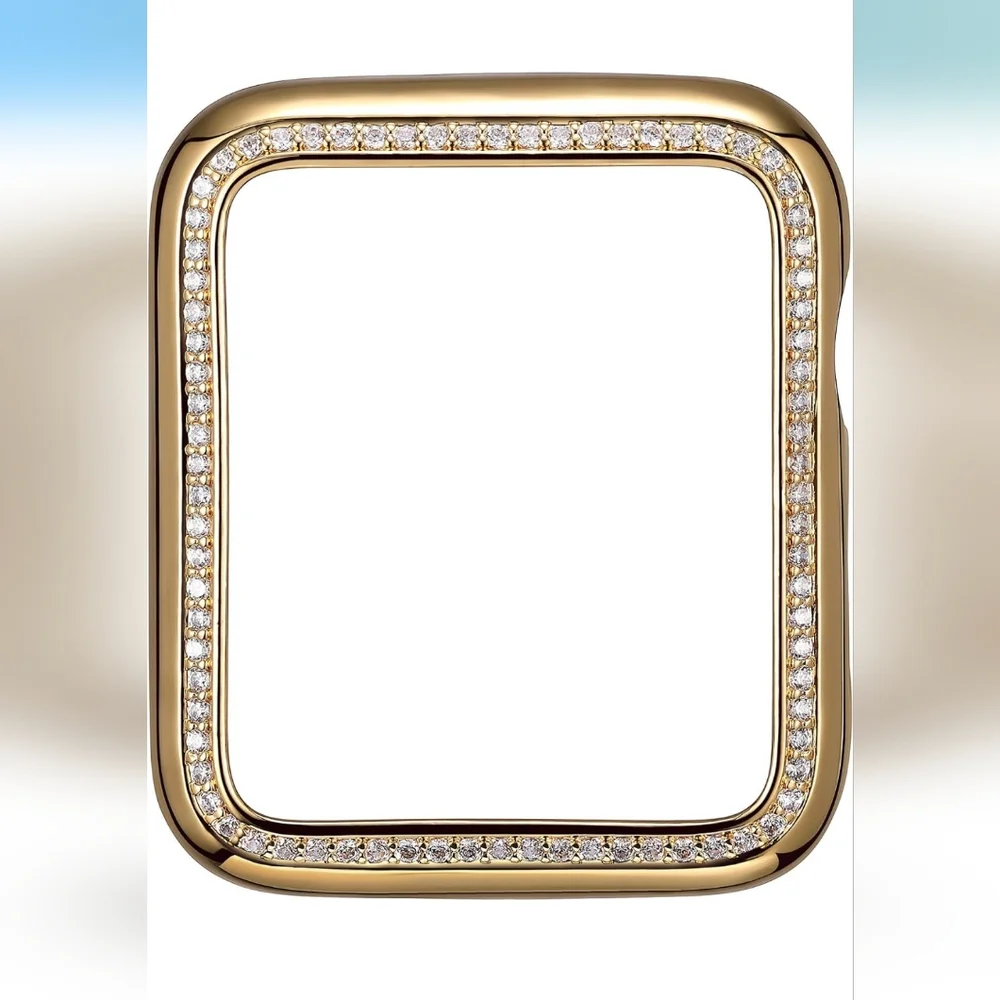 NIB SKYB Halo Protective Case for Apple Watch Series 1-3 42mm Yellow Gold